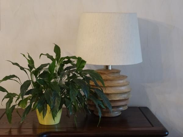 Magny Tischlampe aus Mangoholz