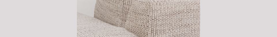 Materialbeschreibung 1-Sitzer Sofa Jean latte