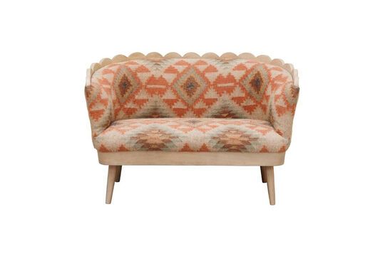 2-Sitzer-Sofa aus mehrfarbiger Wolle Pantai