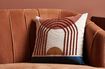 Miniaturansicht 2-Sitzer-Sofa aus Samt Alfred in Terracotta 2