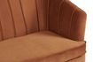 Miniaturansicht 2-Sitzer-Sofa aus Samt Alfred in Terracotta 4