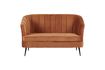 Miniaturansicht 2-Sitzer-Sofa aus Samt Alfred in Terracotta 1