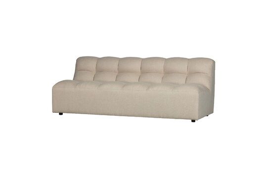 2-Sitzer-Sofa aus sandfarbenem Stoff Pepper ohne jede Grenze