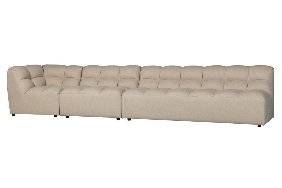 Mit den Maßen H 79 cm x B 200 cm x T 92 cm ist das Sofa außerdem robust und bequem und verfügt