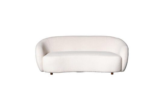 2-Sitzer-Sofa aus weißem Stoff Oxygène