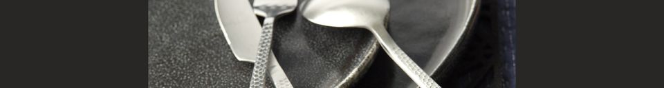 Materialbeschreibung 24-teiliges Besteckset Osawa gehämmert
