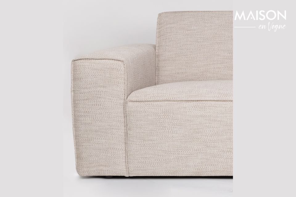 Bequem und elegant, dieses Sofa wird Sie mit seinen nüchternen Linien verführen