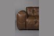 Miniaturansicht 3-Sitzer Sofa aus braunem Rindsleder Hackman 5