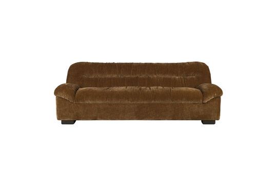 3-Sitzer Sofa aus braunem Samt Douglas ohne jede Grenze