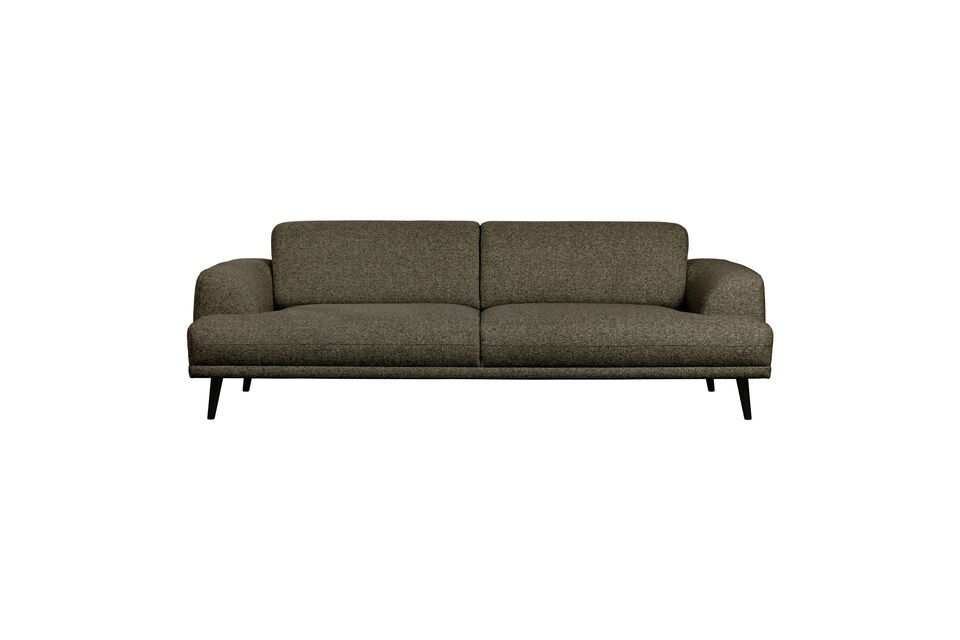 3-Sitzer-Sofa aus braunem Stoff Brush Vtwonen
