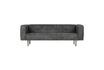 Miniaturansicht 3-Sitzer-Sofa aus dunkelgrauem Stoff Skin 1