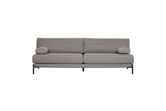 3-Sitzer-Sofa aus grauem Stoff Sleeve