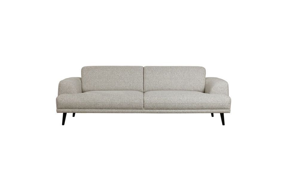 3-Sitzer-Sofa aus hellgrauem Stoff Brush Vtwonen