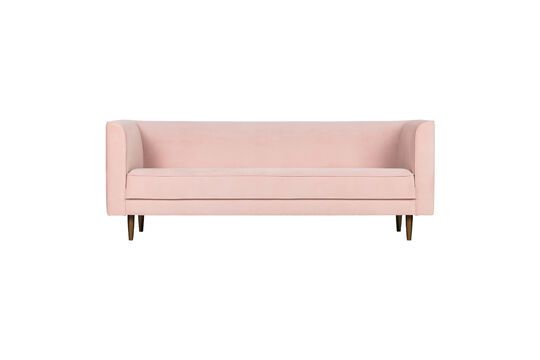 3-Sitzer-Sofa aus Velours in Zartrosa Studio