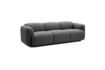 Miniaturansicht 3-Sitzer-Sofa aus Wolle und Leinen in Swell Grau 4