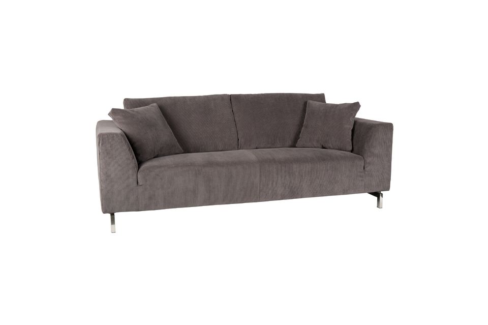 Um Ihren Komfort zu optimieren, ist dieses Sofa mit zwei zusätzlichen Kissen ausgestattet