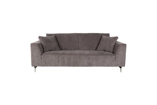 3-Sitzer Sofa Dragon in dunkelgrauem Cord
