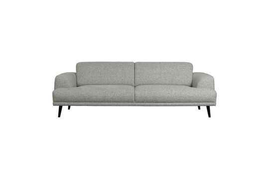 3-Sitzer-Sofa mit aschgrauem Stoffbezug Brush ohne jede Grenze