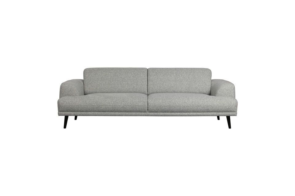 3-Sitzer-Sofa mit aschgrauem Stoffbezug Brush Vtwonen