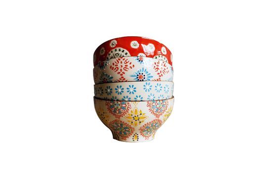 4 bohemian Keramikschalen ohne jede Grenze