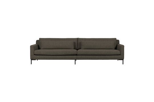 4-Sitzer-Sofa aus braunem Stoff Hang ohne jede Grenze