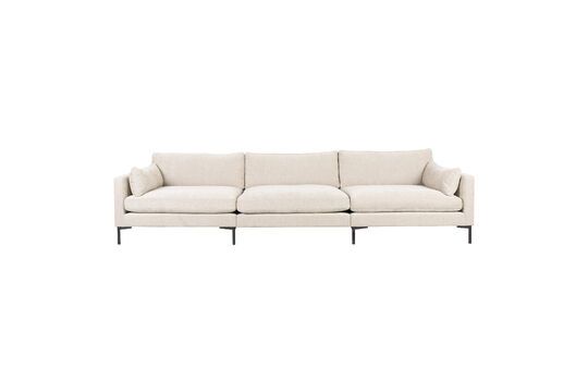 4-Sitzer Sofa aus cremefarbenem Stoff Summer ohne jede Grenze