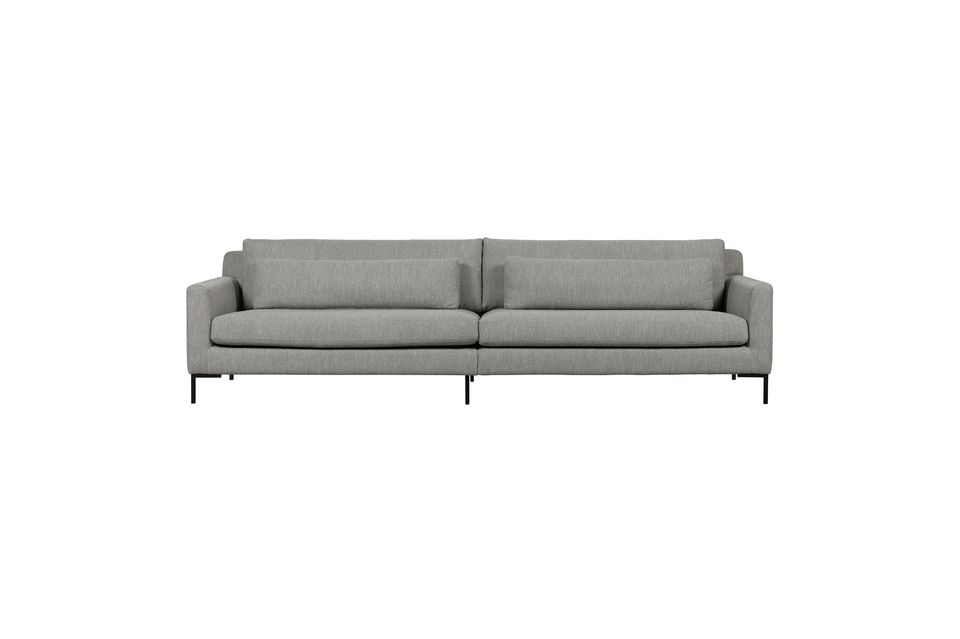 4-Sitzer-Sofa aus hellgrauem Stoff Hang Vtwonen