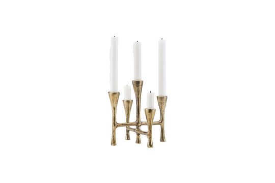 Aluminium-Kerzenständer in Tristy-Gold