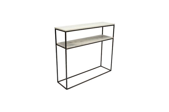 Amanty schmale Konsole aus Marmor und Metall