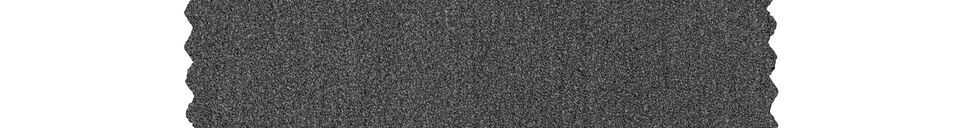 Materialbeschreibung Anthrazitfarbener Stoffsessel Lofty