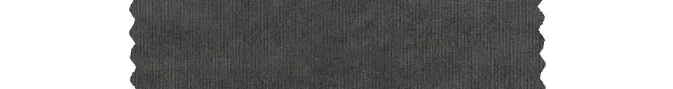 Materialbeschreibung Anthrazitfarbenes 3-Sitzer-Sofa aus Stoff Sleeve