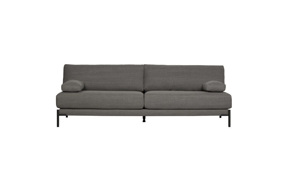 Anthrazitfarbenes 3-Sitzer-Sofa aus Stoff Sleeve Vtwonen