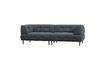 Miniaturansicht Anthrazitfarbenes 4-Sitzer-Sofa aus Velours Lloyd 3