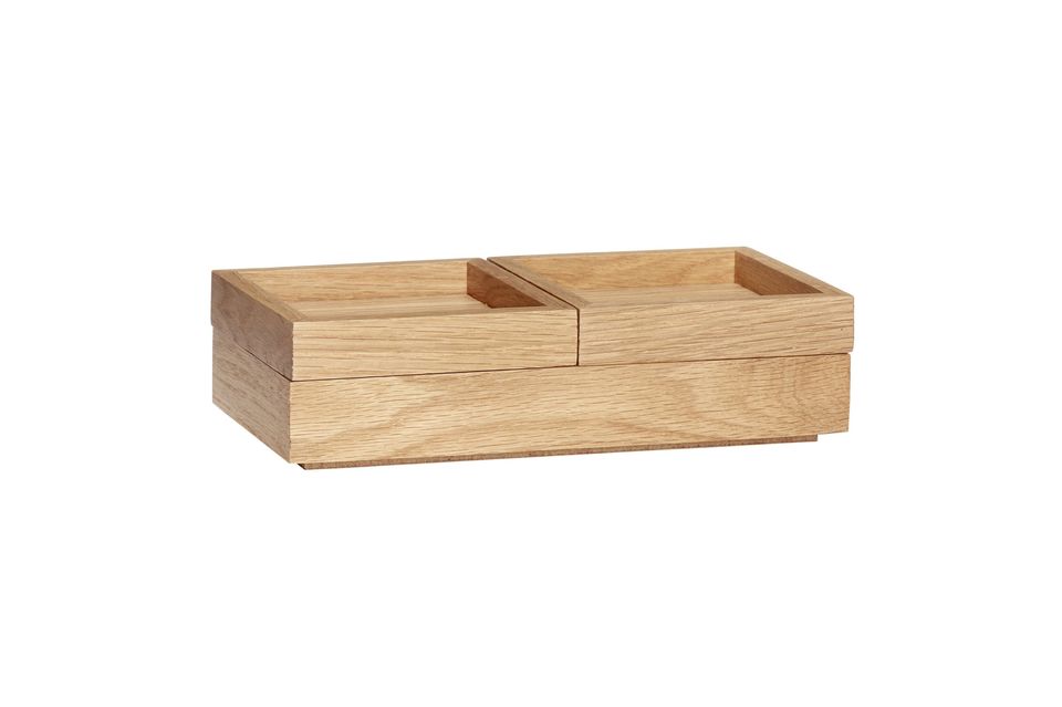 Aufbewahrungsbox aus Holz Agraffe Hübsch