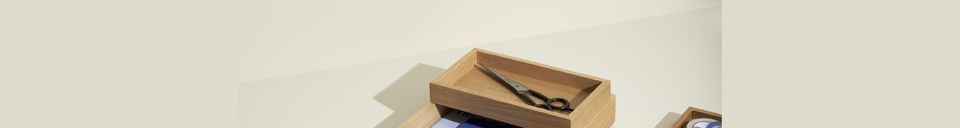 Materialbeschreibung Aufbewahrungsbox aus Holz Agraffe