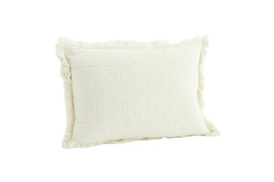 Baumwollkissenbezug Off-White Quilt