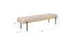 Miniaturansicht Beige Bank aus Stoff Jethro 5