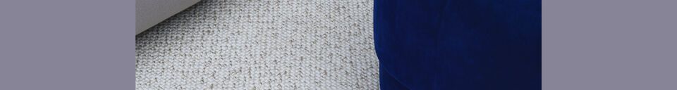 Materialbeschreibung Beige gefleckter teppich Polli 100x200
