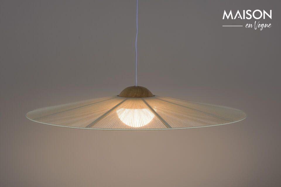 Beige Hängelampe aus Eisen Belle Pendant Zuiver