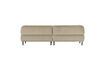 Miniaturansicht Beigefarbenes 4-Sitzer-Sofa aus Velours Lloyd 4