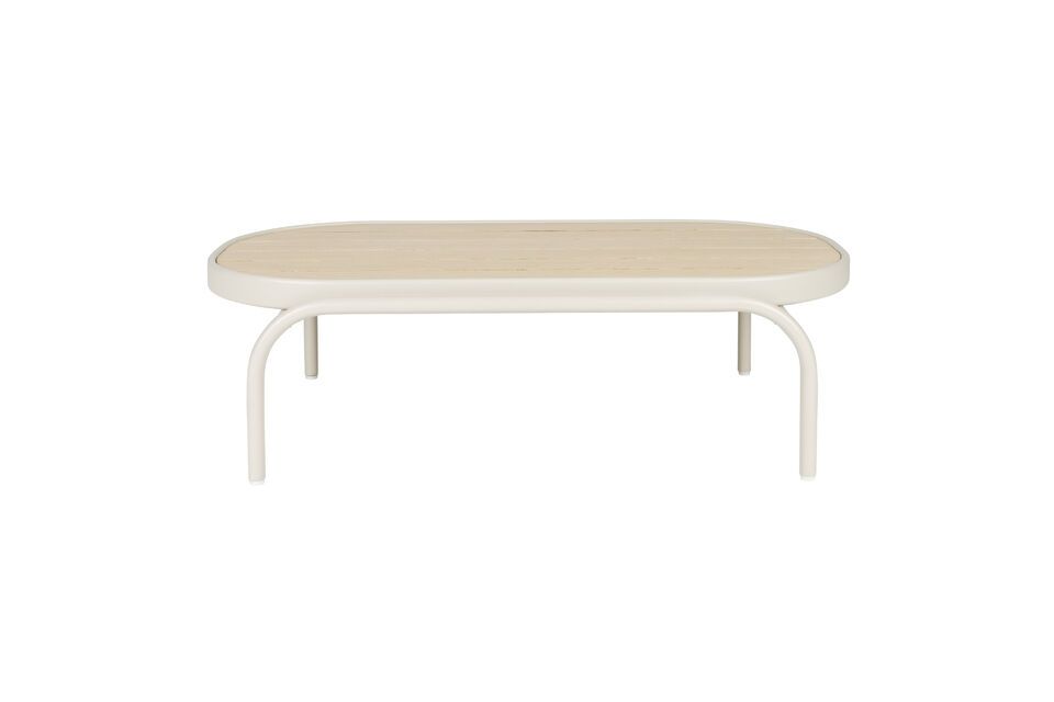 Beiger Gartentisch aus Aluminium Vista Zuiver