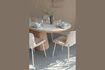 Miniaturansicht Beiger ovaler Esstisch aus Holz 200x90 Almira 2