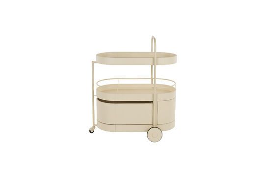 Beiger Servierwagen aus Stahl Trolley ohne jede Grenze