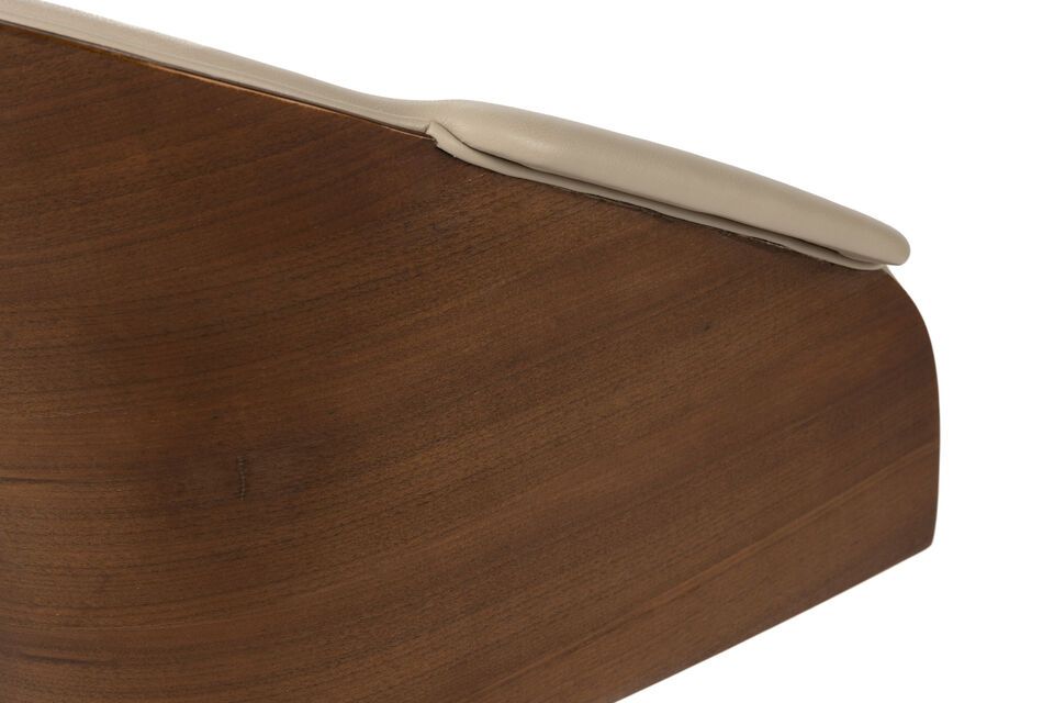 Beiger Sessel aus PU-Leder Frie - 11