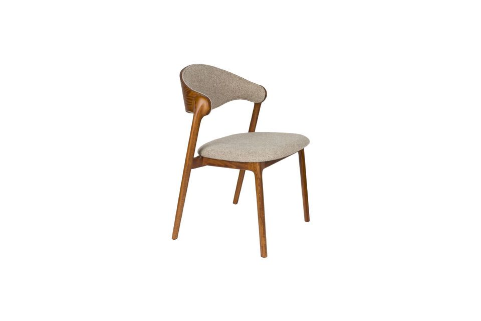 Beiger Stuhl aus massiver Buche Babington DutchBone