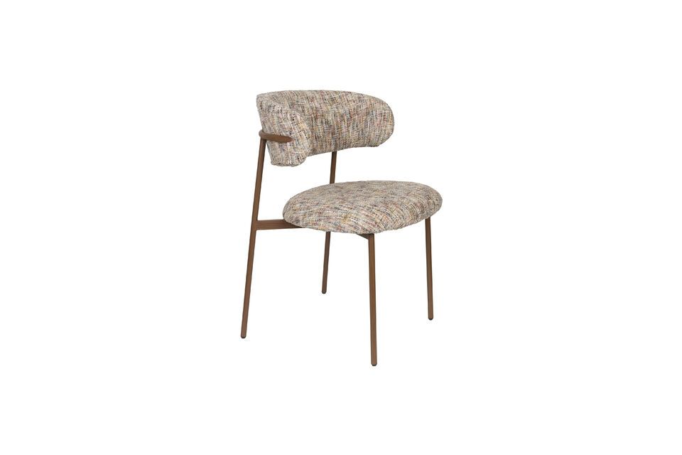 Beiger Stuhl aus Stoff Claes White Label