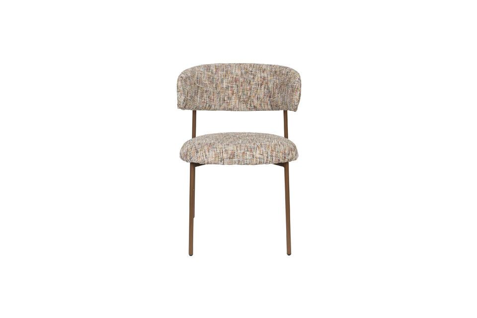 Beiger Stuhl aus Stoff Claes - 8