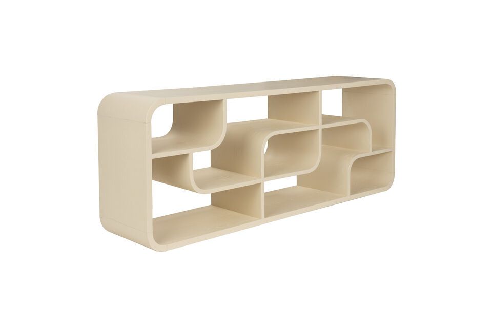 Dank seines schlichten und zeitgemäßen Designs lässt er sich in verschiedene Einrichtungsstile