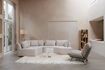 Miniaturansicht Beiges Ecksofa links 5-Sitzer aus Stoff Prosper 4