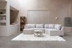 Miniaturansicht Beiges Ecksofa rechts 5-Sitzer aus Polyester Prosper 2